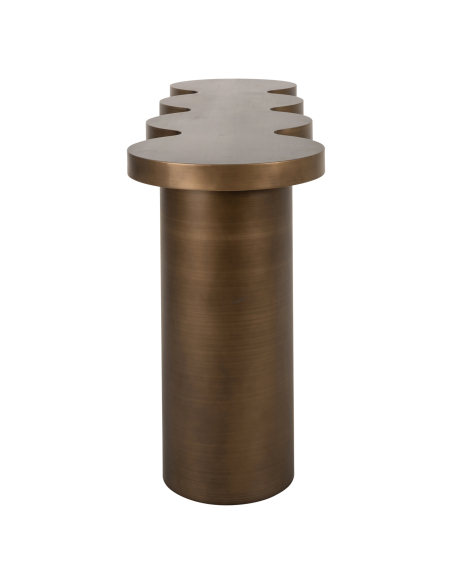 Consola dorada cepillada BUBBA | Mobiliario Loft Attitude
