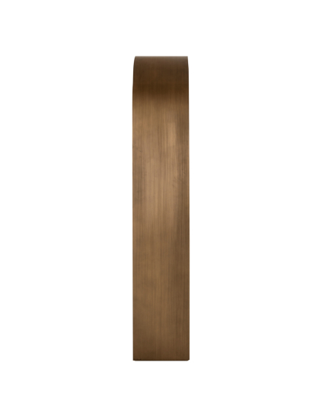 Vitrine doré brossé BOWIC | Mobilier Loft Attitude