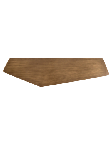 Brushed gold console table HEXA | Furniture Loft Attitude