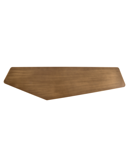 Brushed gold console table HEXA | Furniture Loft Attitude