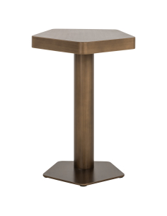 Bijzettafel goud geborsteld HEXA | Decoratie Loft Attitude 2