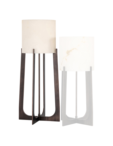 Lampada da tavolo bronzo grande LOURA | Arredamento Loft Attitude