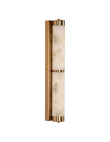 Wandlamp kolom albast goud 59 LYCKE