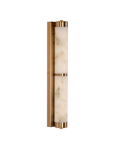 Wandlamp kolom albast goud 59 LYCKE