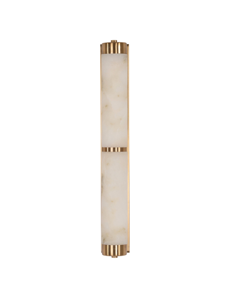 LYCKE 59 gold alabaster column wall light