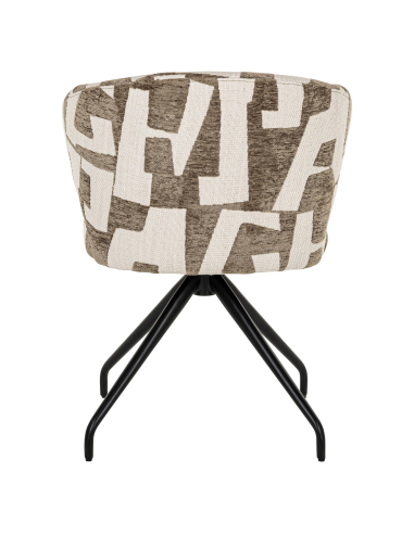 MILLY swivel foam dining chair Graffic