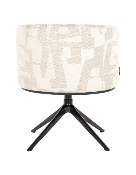 Beige eetkamerstoel Graffic CHEYENNE