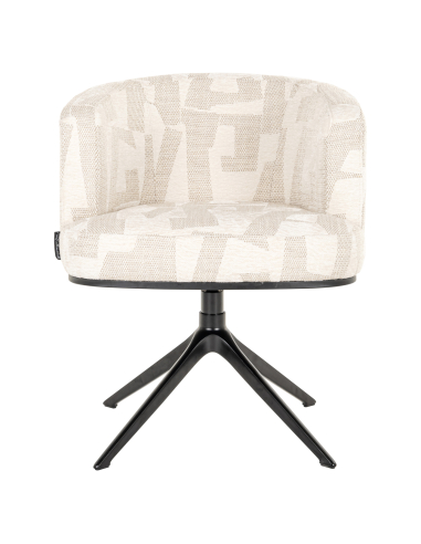 Beige eetkamerstoel Graffic CHEYENNE