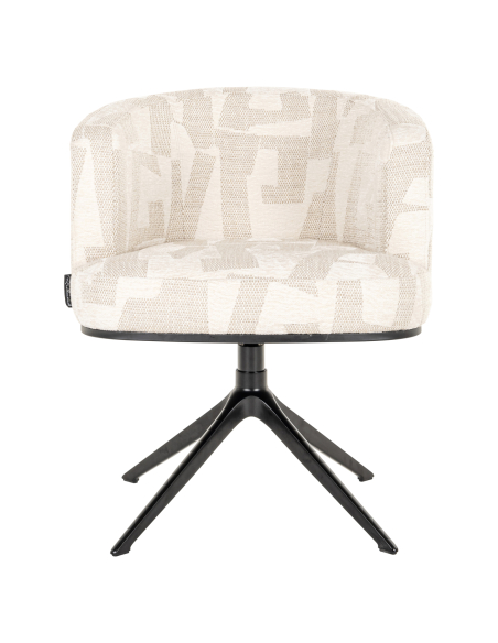 Beige eetkamerstoel Graffic CHEYENNE