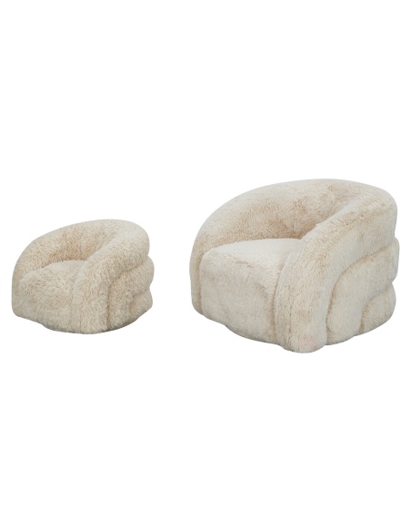 Sillón lounge Yakety arena giratorio infantil LENNY