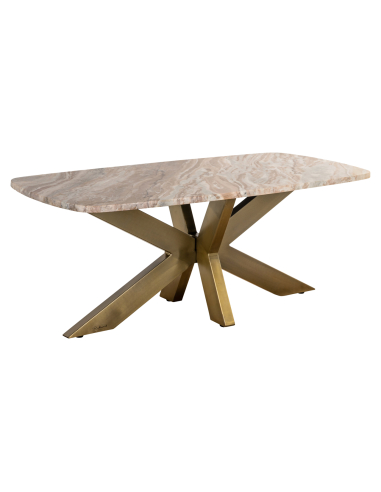 Salontafel poederbeige BOTTEGA | Decoratie Loft Attitude