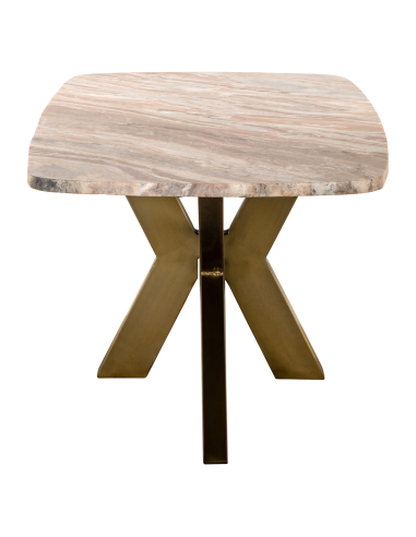 Tavolino da caffè beige cipria BOTTEGA | Arredamento Loft Attitude