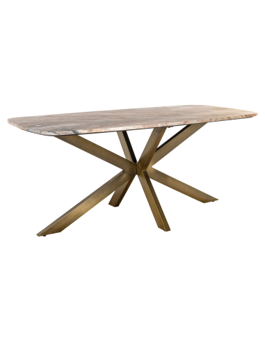 Mesa de jantar oval dinamarquesa bege-pó 220 BOTTEGA