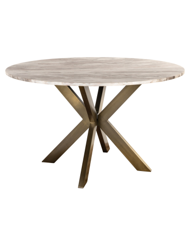 Powder beige dining table 140Ø | Loft Attitude