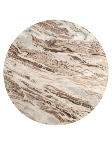Powder beige dining table 140Ø | Loft Attitude