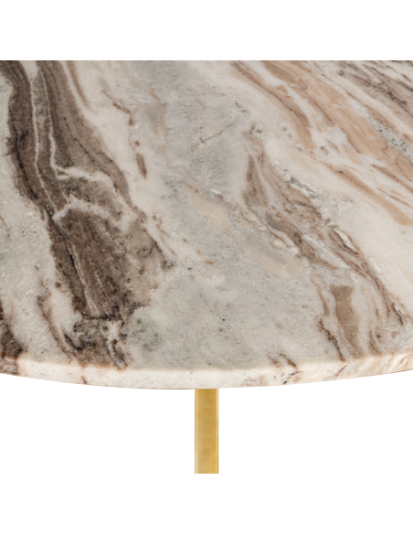 Powder beige dining table 140Ø | Loft Attitude