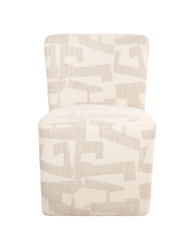 Beige dining chair Graffic LORAIN