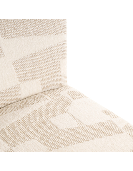 Beige eetkamerstoel Graffic LORAIN