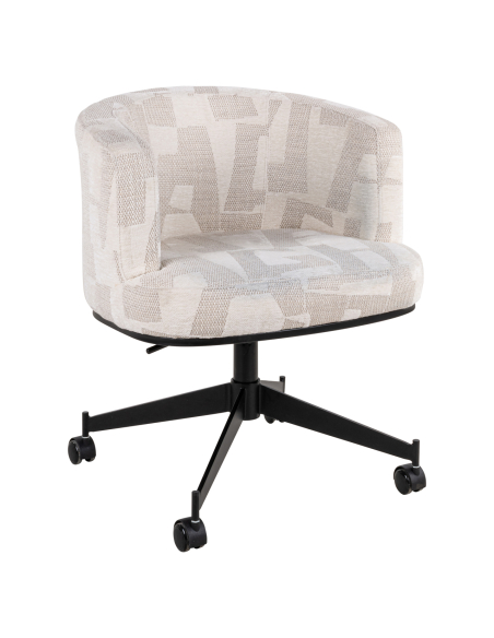 Cadeira de sala de jantar bege Graffic ROCHENNE