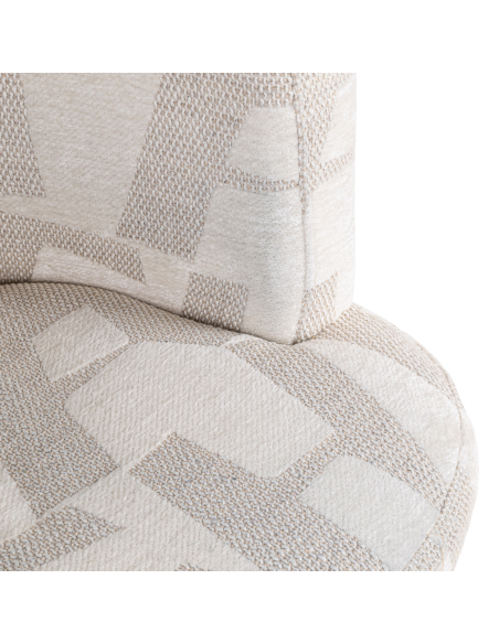 Beige eetkamerstoel Graffic ROCHENNE