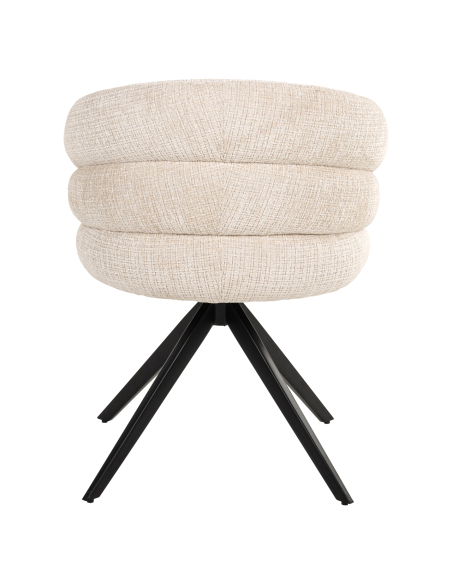 Sedia da sala da pranzo beige Niagara SERENITY