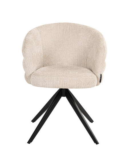 Sedia da sala da pranzo beige Niagara SERENITY