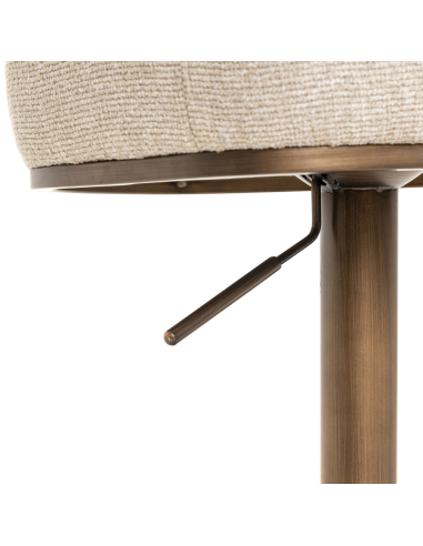 Taburete de bar biscuit giratorio | Loft Attitude