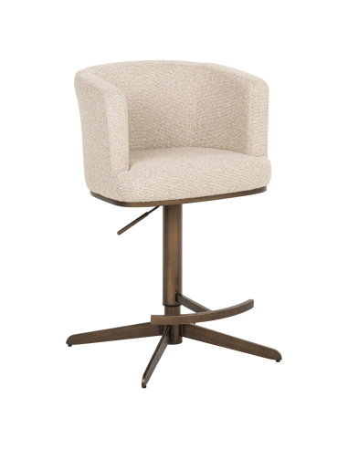 Sgabello da bar biscuit girevole | Loft Attitude