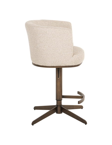 Swivel biscuit bar stool | Loft Attitude