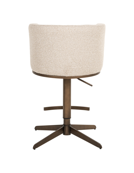 Swivel biscuit bar stool | Loft Attitude
