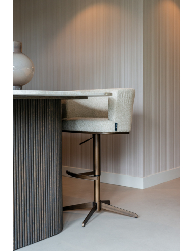 Sgabello da bar biscuit girevole | Loft Attitude
