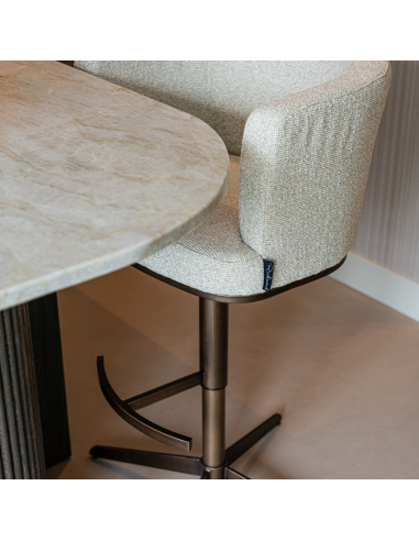 Sgabello da bar biscuit girevole | Loft Attitude