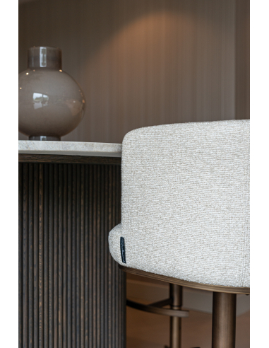 Draaibare barkruk biscuit | Loft Attitude