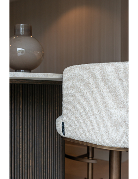 Draaibare barkruk biscuit | Loft Attitude