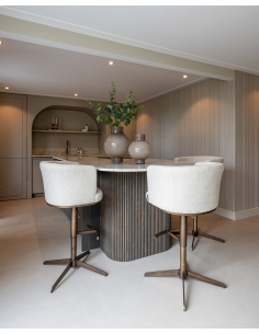 Sgabello da bar biscuit girevole | Loft Attitude 2