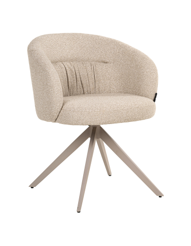 OLIVIA swivel biscuit dining chair
