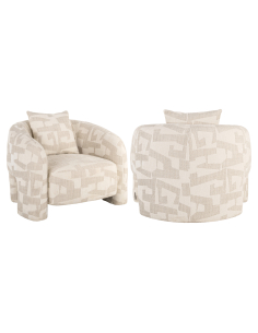 Beige lounge armchair Graffic TUSCANY | Loft Attitude