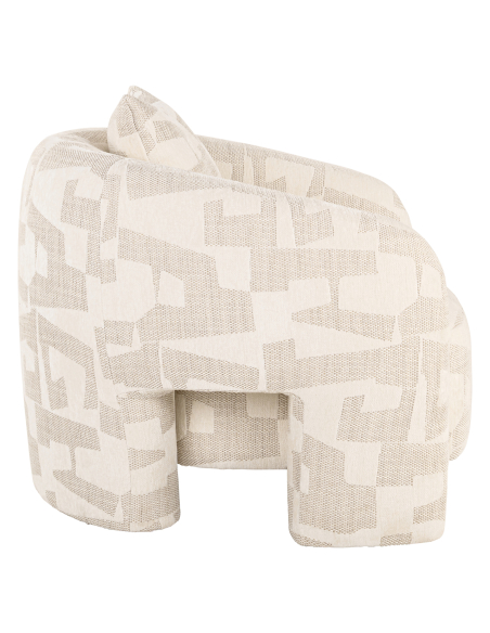 Poltrona lounge beige Graffic TUSCANY | Loft Attitude
