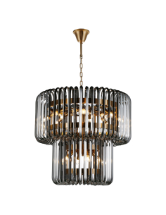 Smoked BRYON chandelier | Designer Furniture Loft Attitude 2