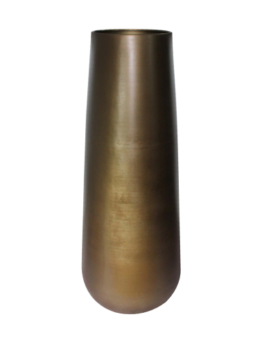 Large patinated brass KENZA vase | Furniture Loft Attitude