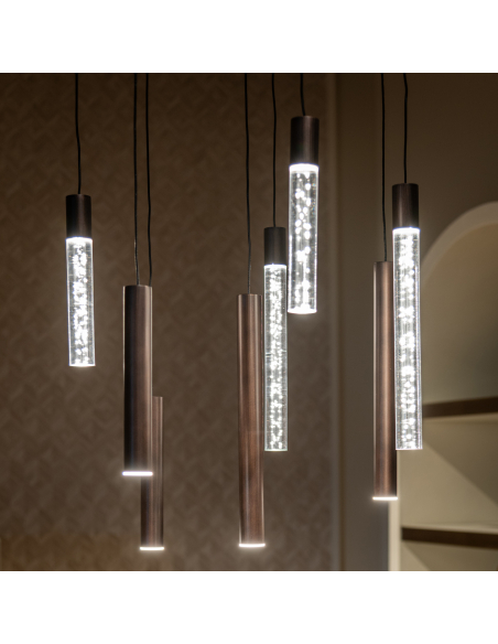 Small bronze OXLEY chandelier | Furniture Loft Attitude