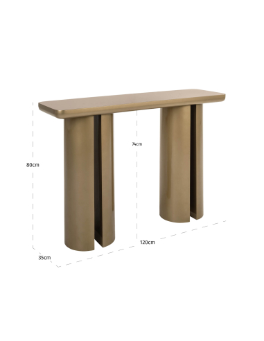 Console doré WHISKER | Mobilier Design Loft Attitude
