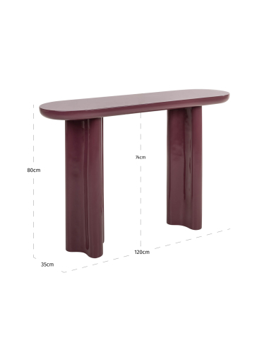 Console bordeaux SUNNY | Mobilier Design Loft Attitude