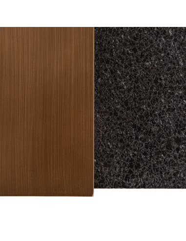 Console noir/doré BAZEL | Mobilier Design Loft Attitude