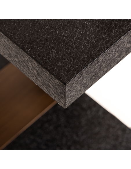 Console noir/doré BAZEL | Mobilier Design Loft Attitude