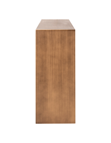 Consola dorada cepillada LUGANO | Mobiliario Loft Attitude