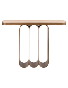 Console doré brossé LOCARNO | Mobilier Loft Attitude 2