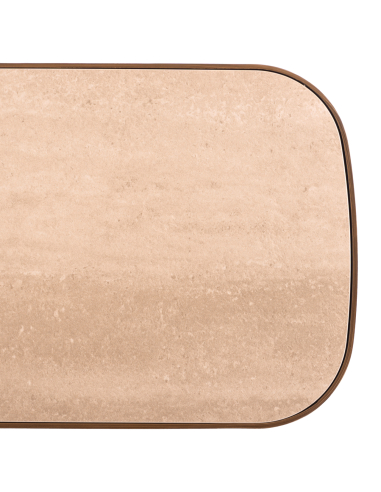 Consola dorada cepillada LOCARNO | Mobiliario Loft Attitude