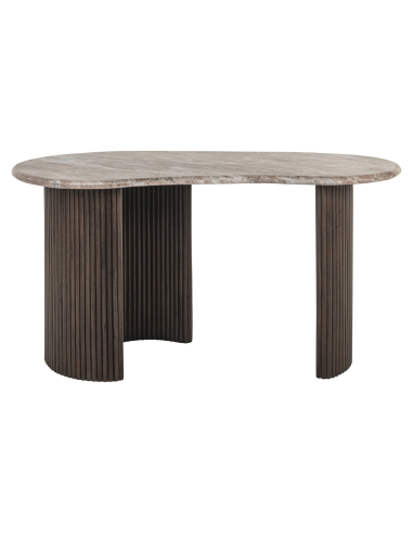 Poederbeige bureau RASHFORD | Meubels Loft Attitude