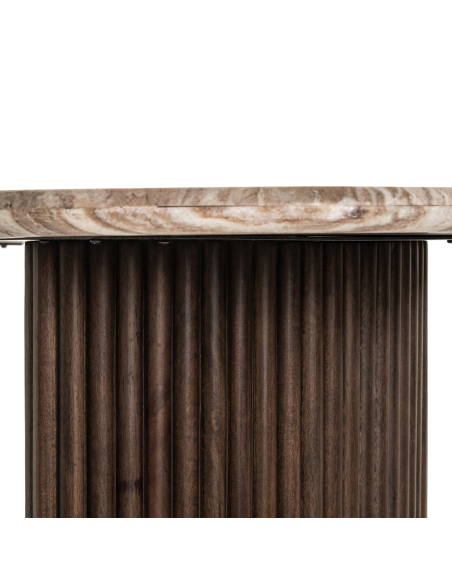 Poederbeige bureau RASHFORD | Meubels Loft Attitude